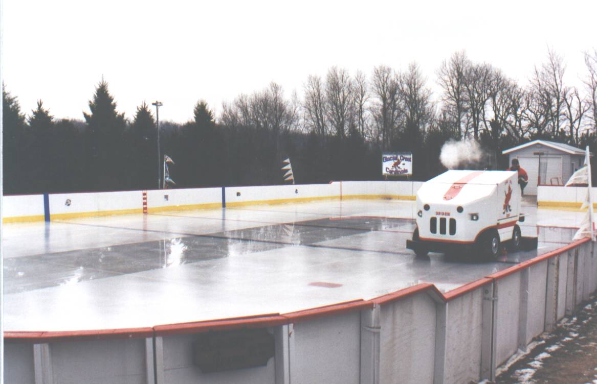 Zamboni in action.